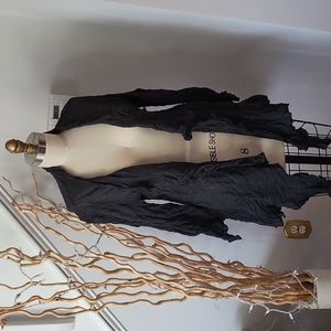 Eileen Fisher SZ XL open front cardigan sweater